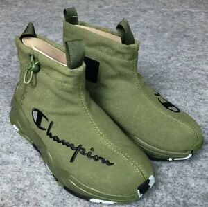 Champion Rally Drizzle Sneakerboots Olive Green Rain Waterproof Slip On
